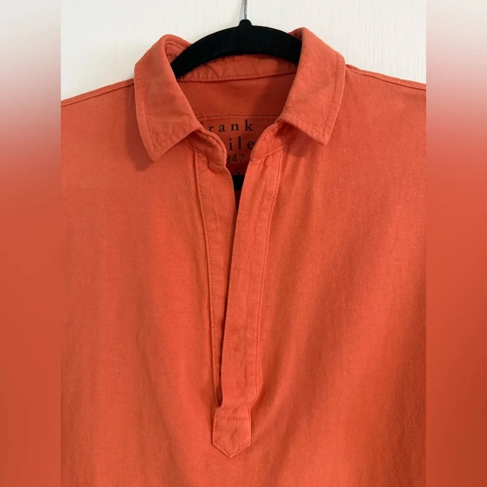 Frank & Eileen Women's Orange Button Down Shirt - Picture 7 of 7